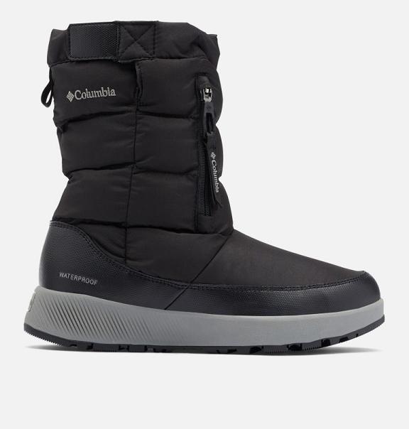 Columbia Womens Boots UK - Paninaro Omni-Heat Shoes Black UK-448106